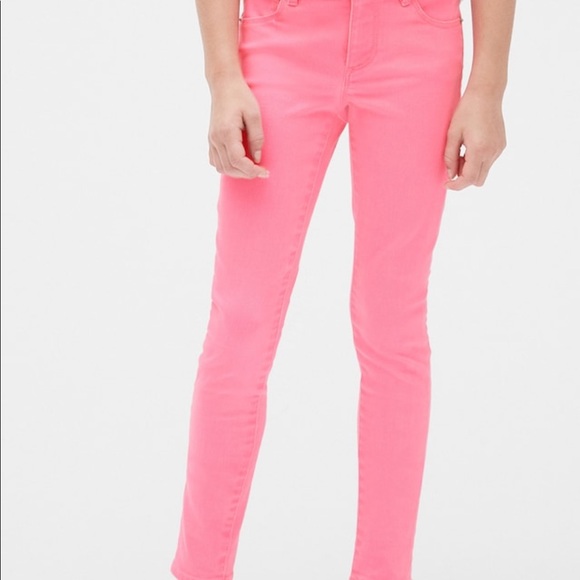 kids pink jeans